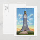 Carte Postale Vue du sommet du mémorial de guerre d'État (Devant / Derrière)