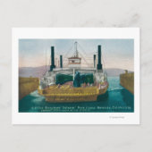 Carte Postale Vue du SP Ferry Boat Solano à quai (Devant)