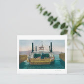 Carte Postale Vue du SP Ferry Boat Solano à quai (Debout devant)