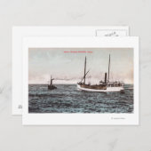 Carte Postale Vue du Steamer ElizabethBandon, OR (Devant / Derrière)