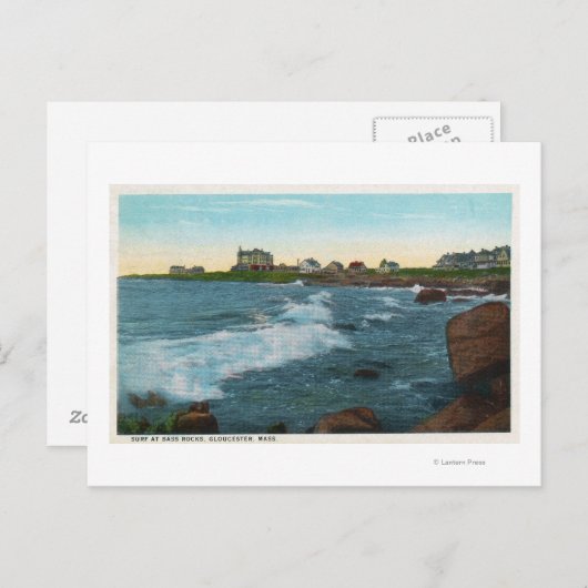 Carte Postale Vue du Surf Bass Rocks (Devant / Derrière)