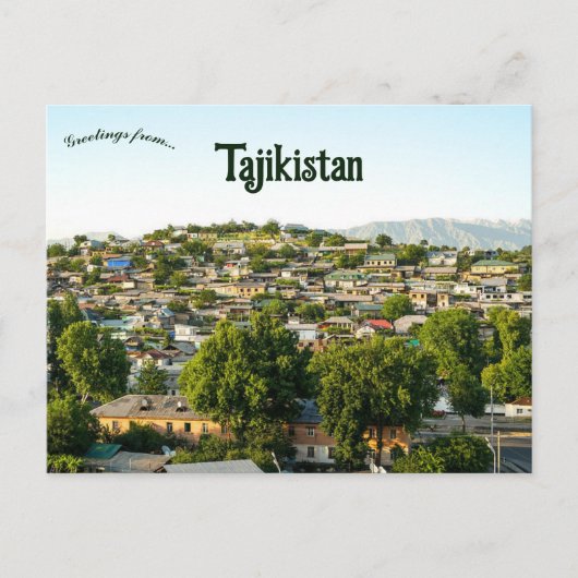 Carte Postale Vue du Tadjikistan (Devant)