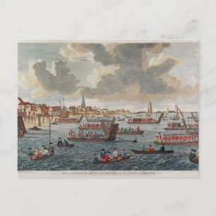 Carte Postale Vue du terrain avec troupes