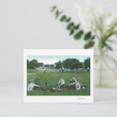 Carte Postale Vue du terrain de tennis de Lincoln ParkChicago, I (Debout devant)