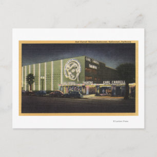 Carte Postale Vue du théâtre-restaurant Earl Carroll