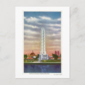 Carte Postale Vue du thermomètre géant de Texaco (Devant)