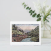 Carte Postale Vue du train entrant dans la vallée de Yosemite (Debout devant)