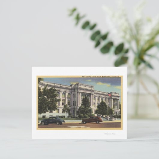 Carte Postale Vue du tribunal du comté de Kern (Debout devant)