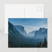 Carte Postale Vue du tunnel de Yosemite (Devant / Derrière)