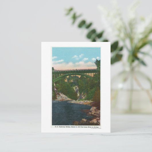 Carte Postale Vue du US Hwy Bridge, Route 9 (Debout devant)