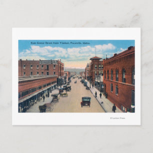 Carte Postale Vue du viaduc de la rue East Centre