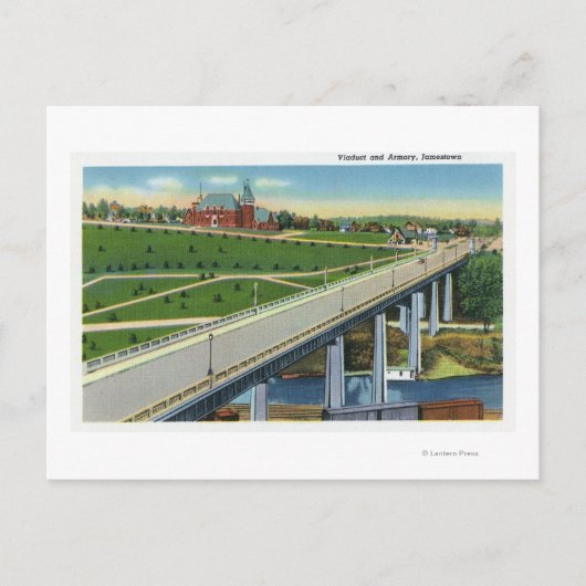 Carte Postale Vue du Viaduc et de l'extérieur de l'Armurerie (Devant)