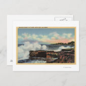 Carte Postale Vue d'un disjoncteur sur West Cliff Drive (Devant / Derrière)