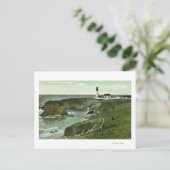 Carte Postale Vue d'un phare américain (Debout devant)