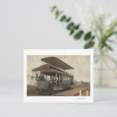 Carte Postale Vue d'un téléphérique à deux ponts (Debout devant)