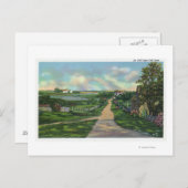 Carte Postale Vue d'une ancienne voie de Cape Cod (Devant / Derrière)