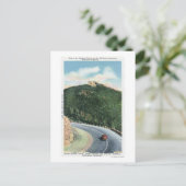 Carte Postale Vue d'une courbe de cheveu sur le chemin Memorial (Debout devant)