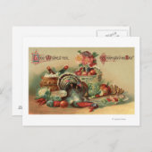 Carte Postale Vue d'une fête (Devant / Derrière)