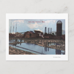 Carte Postale Vue d'une fraise