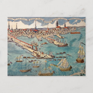 Carte Postale Vue d'une partie de la ville de Boston