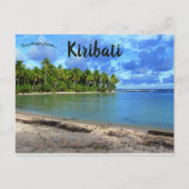 Carte Postale Vue d'une plage à Butaritari Kiribati (Devant)
