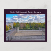 Carte Postale Vue d'une section du mur de Berlin, Allemagne (Devant)