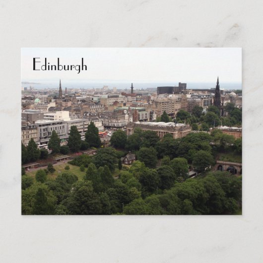Carte Postale vue edinburgh (Devant)
