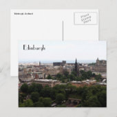Carte Postale vue edinburgh (Devant / Derrière)