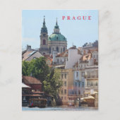 Carte postale vue église de Prague (Devant)