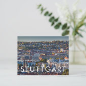 Carte Postale Vue élevée de la ville de Stuttgart (Debout devant)