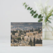 Carte Postale Vue élevée sur la ville depuis la tour YMCA de Jér (Debout devant)