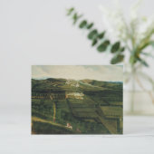 Carte Postale Vue éloignée du château de Corfe (Debout devant)