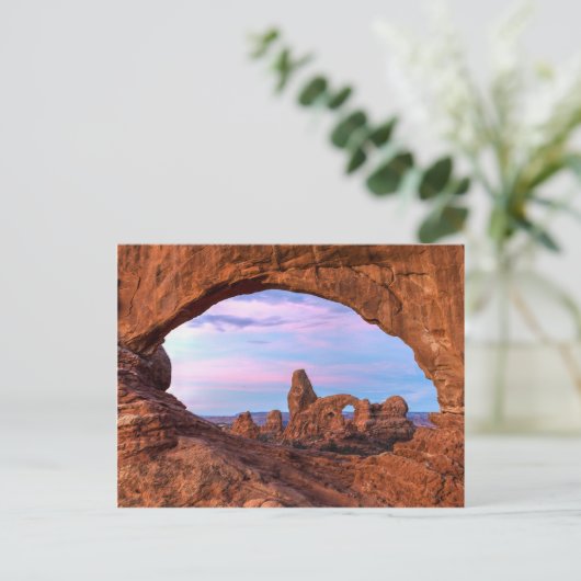 Carte Postale Vue en pastel (Debout devant)