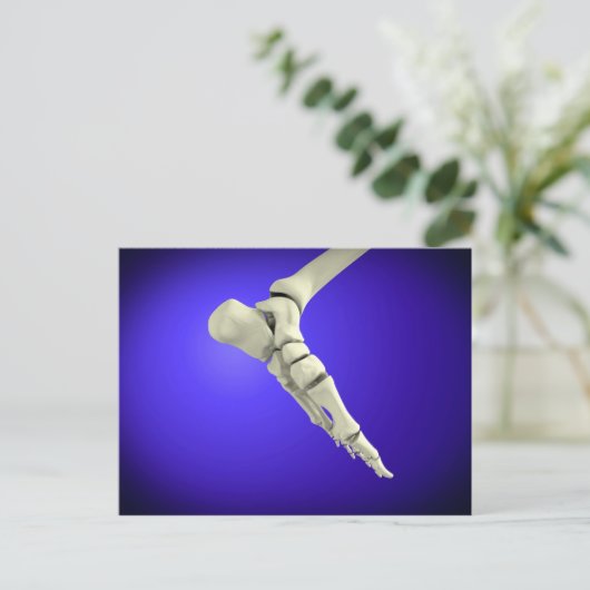 Carte Postale Vue En Rayon X Du Pied Humain 2 (Debout devant)