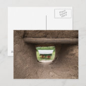 Carte Postale Vue en Wagon couvert du Vieux Fort de Bent (Devant / Derrière)