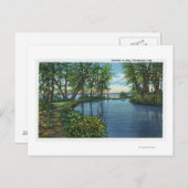 Carte Postale Vue Entrée de l'entrée (Devant / Derrière)