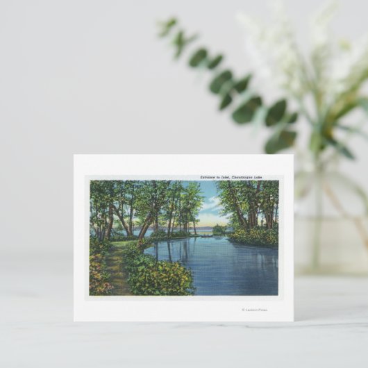 Carte Postale Vue Entrée de l'entrée (Debout devant)