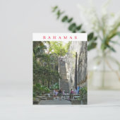 Carte postale vue Escalier de la Reine des Bahamas (Debout devant)