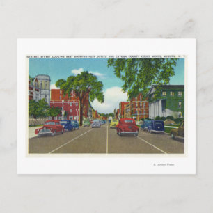 Carte Postale Vue Est de Genesee Street