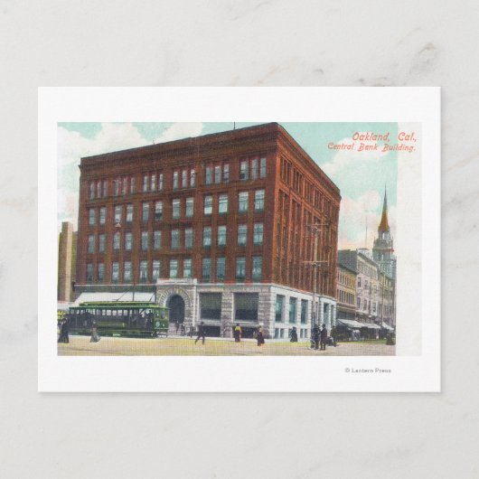 Carte Postale Vue extérieure de Central Bank BldgOakland, CA (Devant)