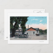 Carte Postale Vue extérieure de Jacinto CreameryWillows, CA (Devant / Derrière)