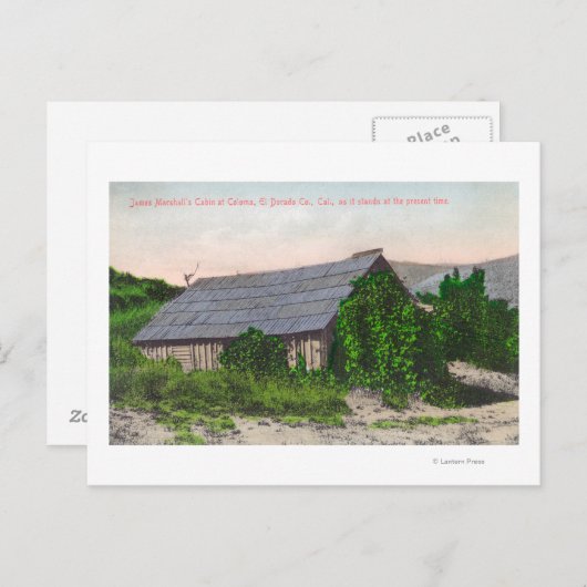 Carte Postale Vue extérieure de James Marshall Cabine (Devant / Derrière)