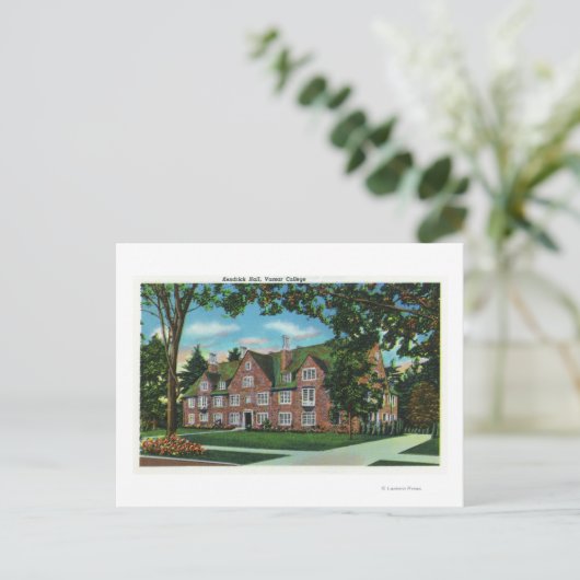 Carte Postale Vue extérieure de Kendrick Hall, Vassar College (Debout devant)