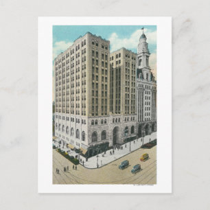 Carte Postale Vue extérieure de la Banque nationale d'épargne