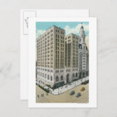 Carte Postale Vue extérieure de la Banque nationale d'épargne (Devant / Derrière)