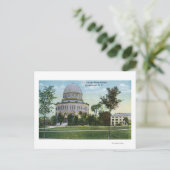 Carte Postale Vue extérieure de la bibliothèque du Collège Union (Debout devant)