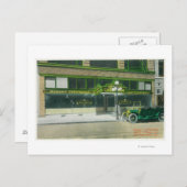 Carte Postale Vue extérieure de la cafétéria Sunset (Devant / Derrière)