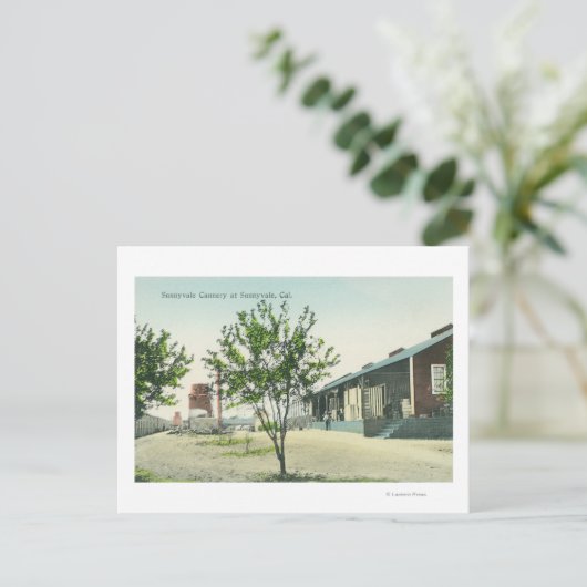 Carte Postale Vue extérieure de la cannerie Sunnyvale (Debout devant)