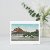 Carte Postale Vue extérieure de la gare (Debout devant)