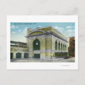 Carte Postale Vue extérieure de la gare 2 (Devant)